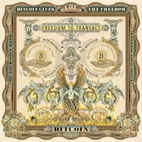 the cover of a book with the words bitcoin and the freedom