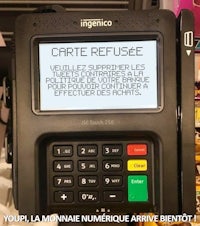 a machine with a screen that reads crate requise