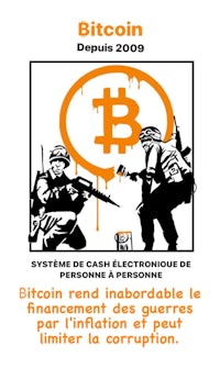 a poster with the words bitcoin depuis 2009